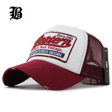 Load image into Gallery viewer, Summer Baseball Cap Embroidery Mesh