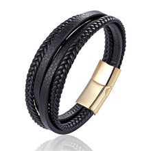 Load image into Gallery viewer, Handmade Braided Genuine Leather Bracelet