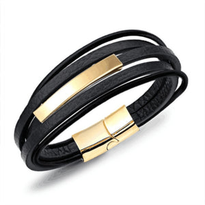 Handmade Braided Genuine Leather Bracelet