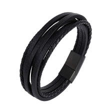 Load image into Gallery viewer, Handmade Braided Genuine Leather Bracelet