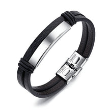 Load image into Gallery viewer, Handmade Braided Genuine Leather Bracelet