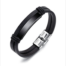 Load image into Gallery viewer, Handmade Braided Genuine Leather Bracelet