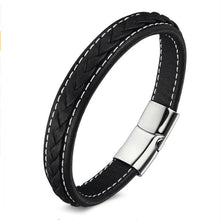 Load image into Gallery viewer, Punk Genuine Leather Bracelet