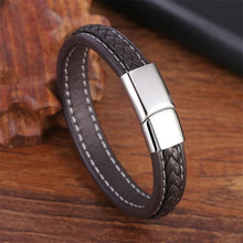 Load image into Gallery viewer, Punk Genuine Leather Bracelet