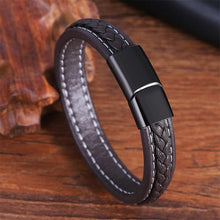 Load image into Gallery viewer, Punk Genuine Leather Bracelet