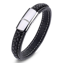 Load image into Gallery viewer, Punk Genuine Leather Bracelet