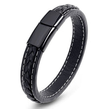 Load image into Gallery viewer, Punk Genuine Leather Bracelet