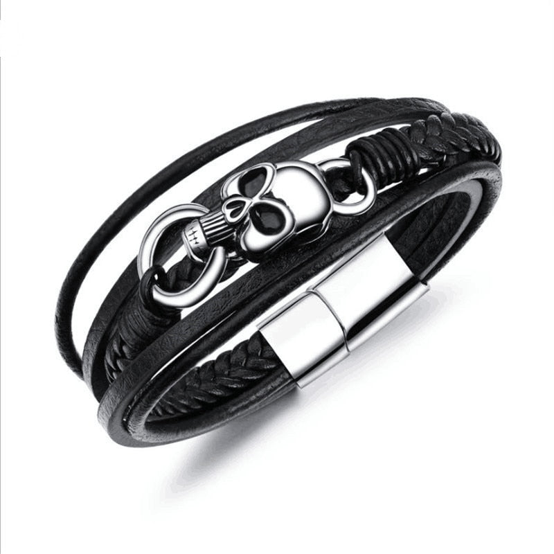 Punk Genuine Leather Bracelet